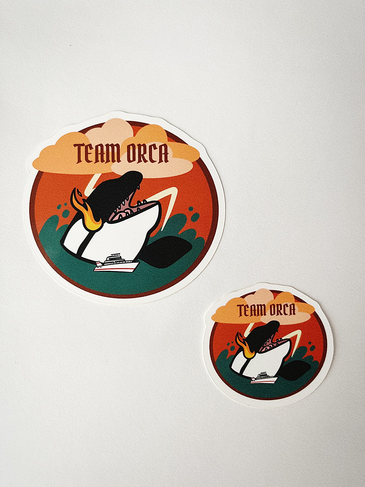 Team Orca Vinyl Sticker