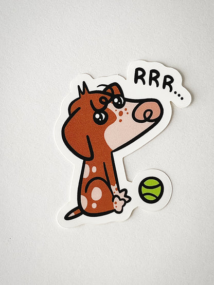 Tennis Ball Homer Vinyl Sticker