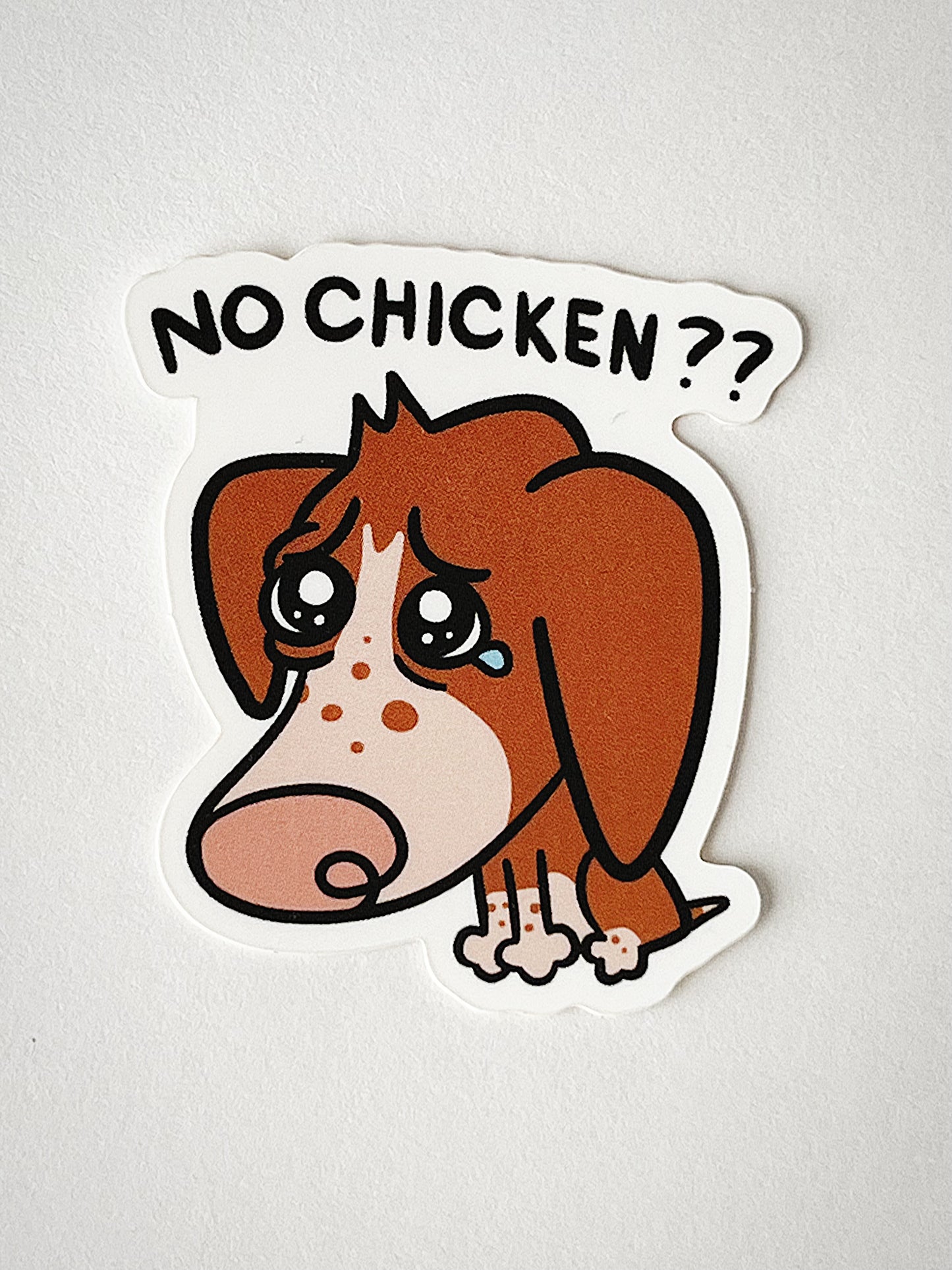 No Chicken Homer Vinyl Sticker