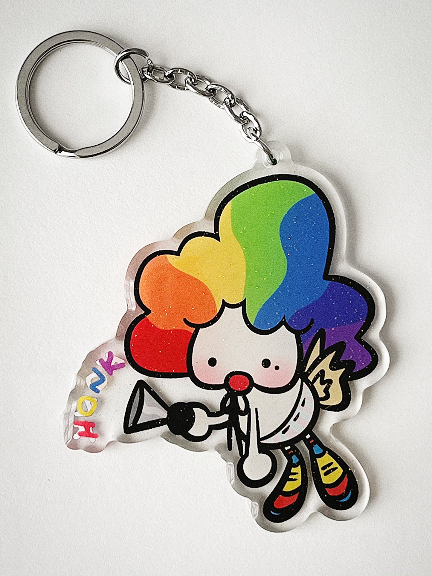 Clown Cherub Keychain