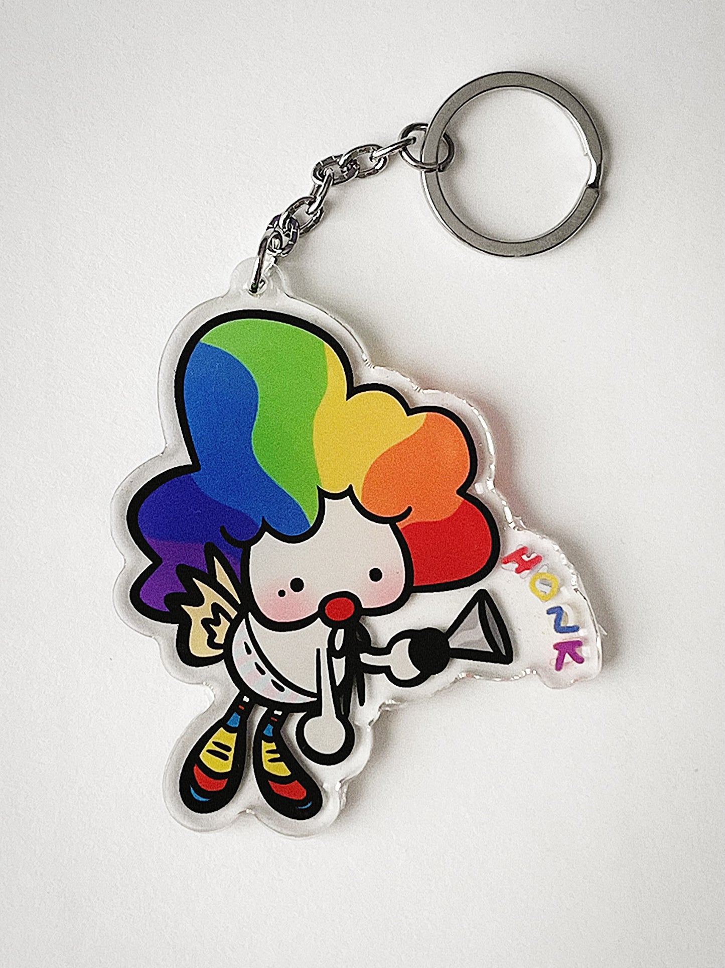 Clown Cherub Keychain