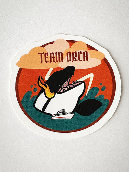 Team Orca Vinyl Sticker