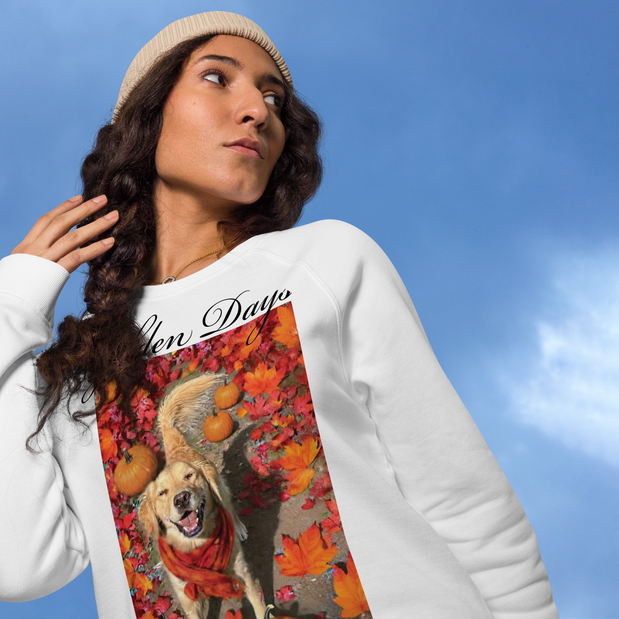 Golden Days with Nali - Unisex Raglan Sweatshirt – Hoodlum Shoppe